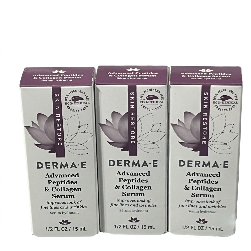 3 Derma-E Advanced Peptide Serums